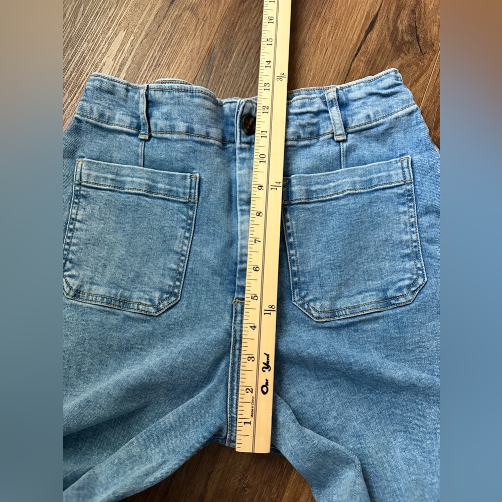 Bagatelle Jeans Womens Blue‎ Denim Wide-Leg High Waisted - Picture 7 of 12